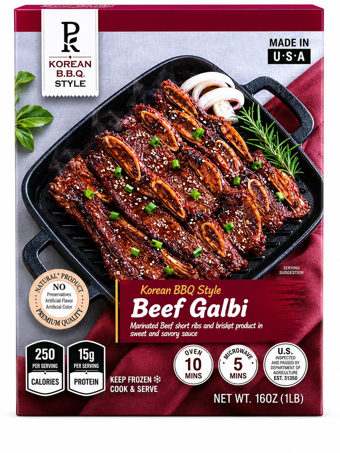 Korean BBQ Beef Galbi
