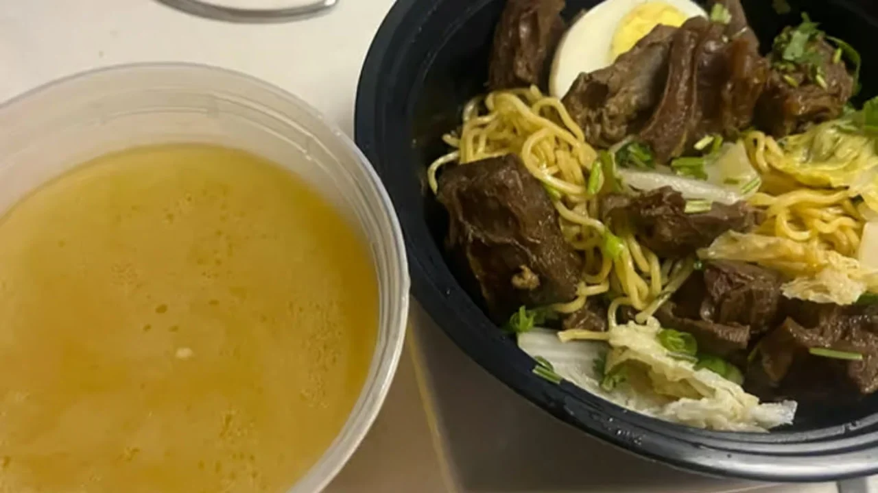 Satay Beef Udon or Ramen